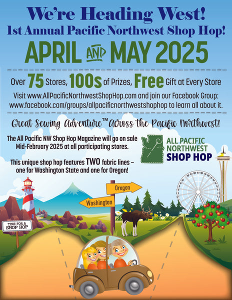 2025 All Pacific Northwest Shop Hop Magazine + Passport