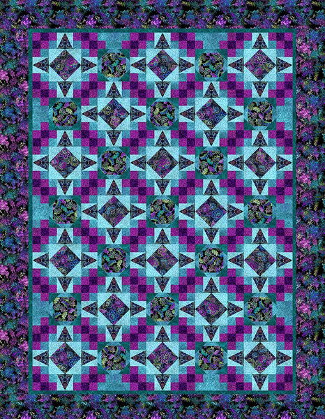 Purple resplendent quilt kit for sale